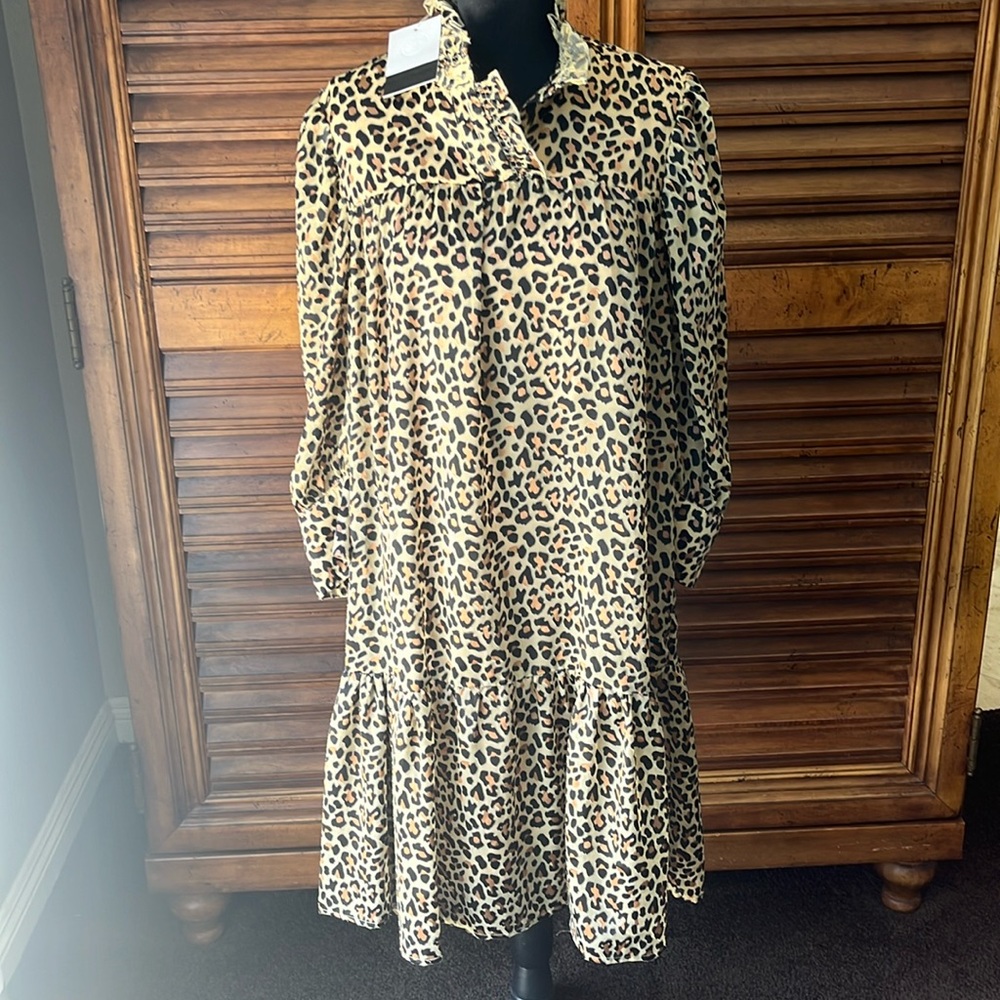 Birgitte Herskind Dress Luca Leopard Print